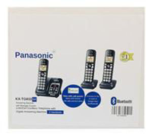 Picture of PANASONIC CORDLESS 3-HANDSET W/ANS. MACHINE #KX-TG833SK (REFURBISHED)