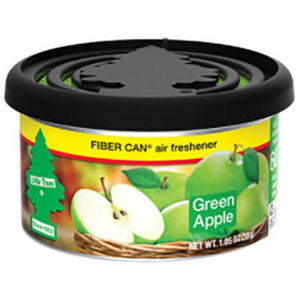 Picture of LITTLE TREES CAR FRESHENER FIBER CAN- GREEN APPLE