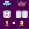 ROYALE VELOUR BATHROOM TISSUE 12PK=24  2PLY