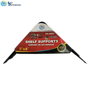 Picture of SD SHELF SUPPORT 5" X 6" - 2PCS - BLACK